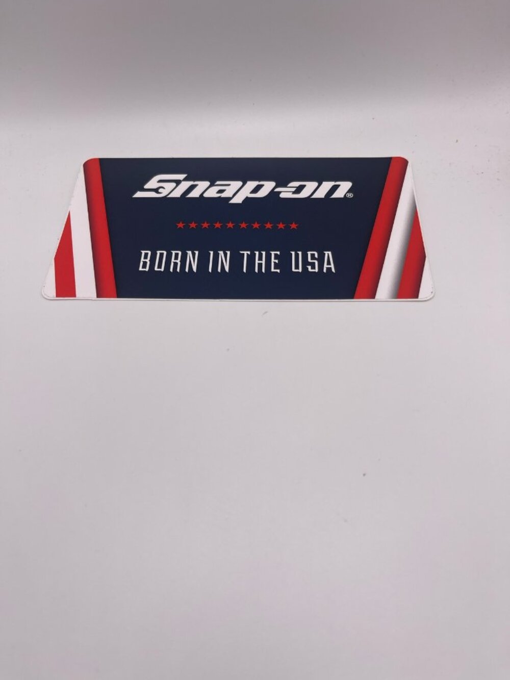 Snap-on Tools Born in the USA Trapezoid Sticker New